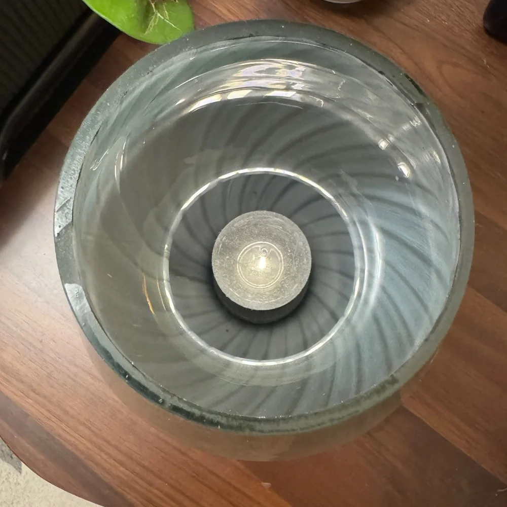 Blown Glass Decorative Mushroom Lantern